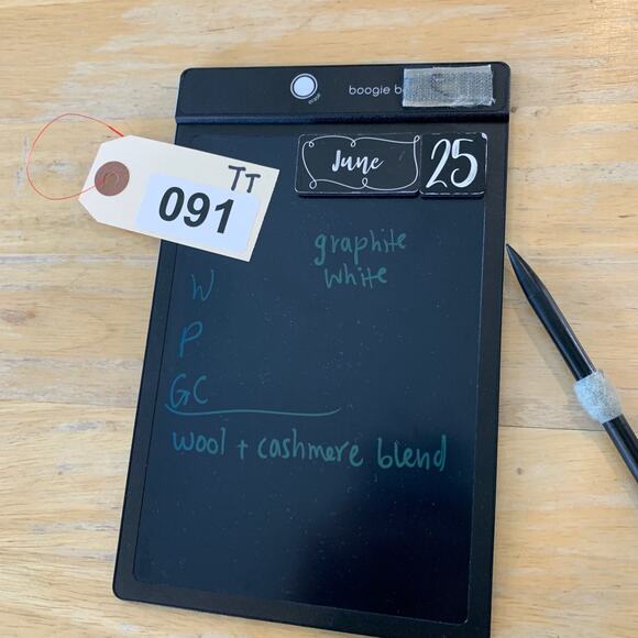 Brochu Walker Dress Women S Small Gray White Ebella Layered Looker Wool Cashmere - Picture 10 of 11